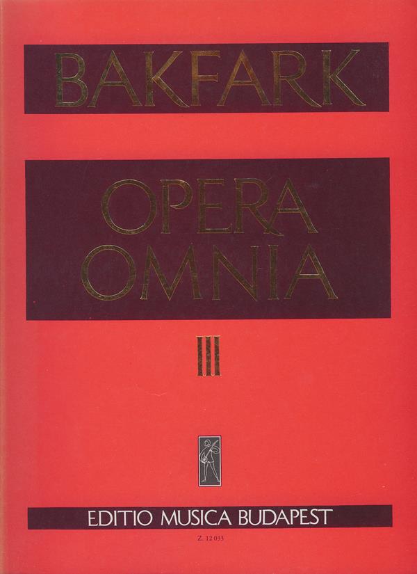 Opera omnia : Serie A (Laute mit Originaltabulatur)