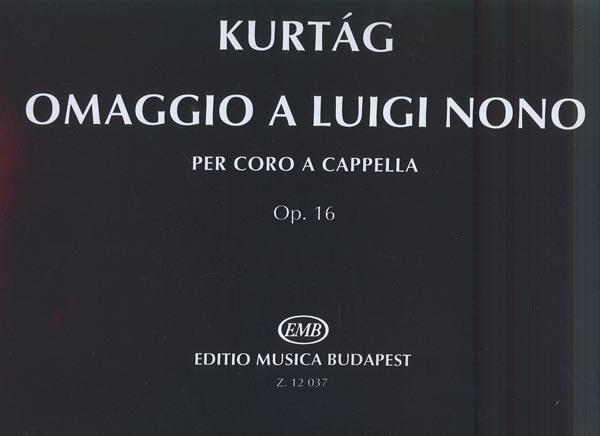 Omaggio a Luigi Nono op. 16 : to poems by A. Achmatova and R. Dalos