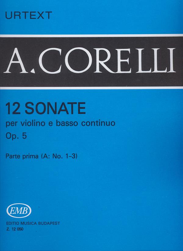 12 sonate per violino e basso continuo I-A op. 5