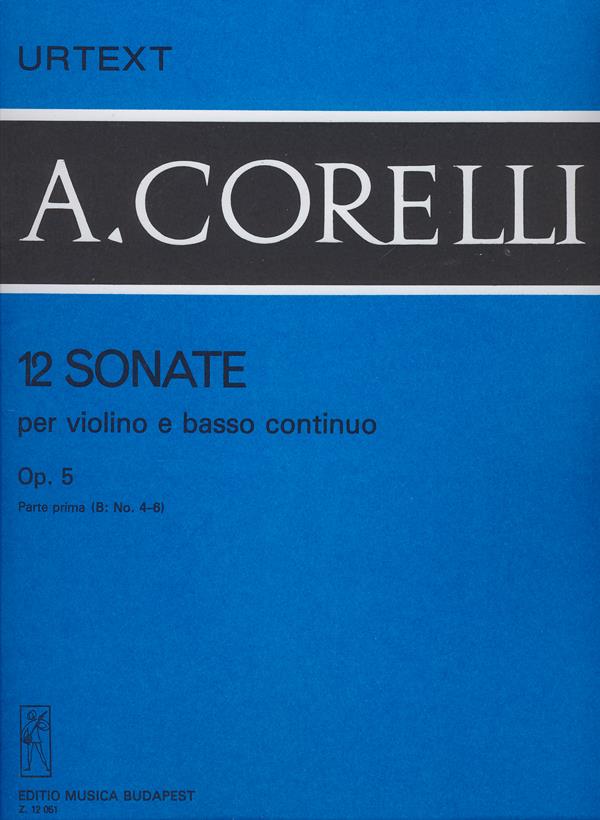 12 sonate per violino e basso continuo I-B op. 5