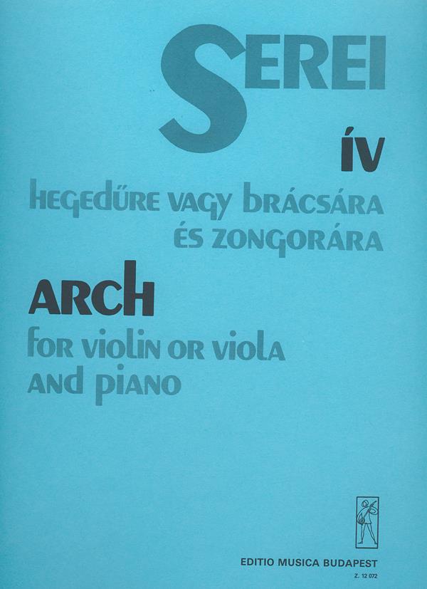Arch für Violine oder Viola und Klavier : für Violine oder Viola und Klavier