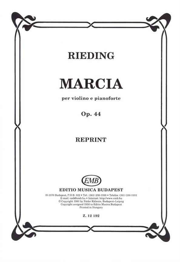 Marcia per violino e pianoforte