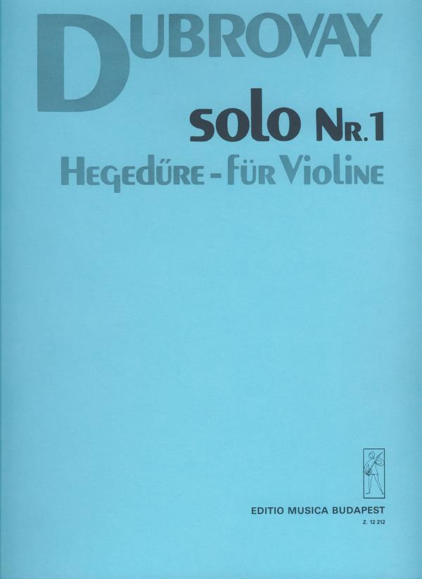 Solo Nr. 1 für Violine : für Violine