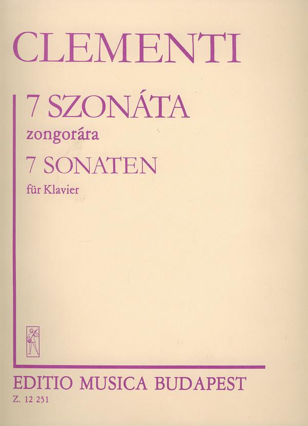 7 Sonaten für Klavier