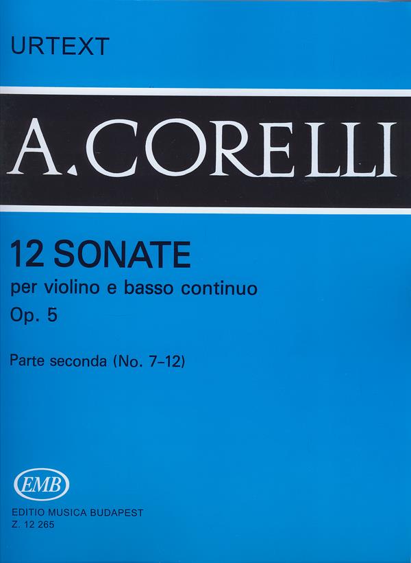 12 sonate per violino e basso continuo II op. 5