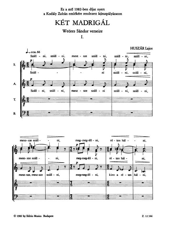 Two Madrigals