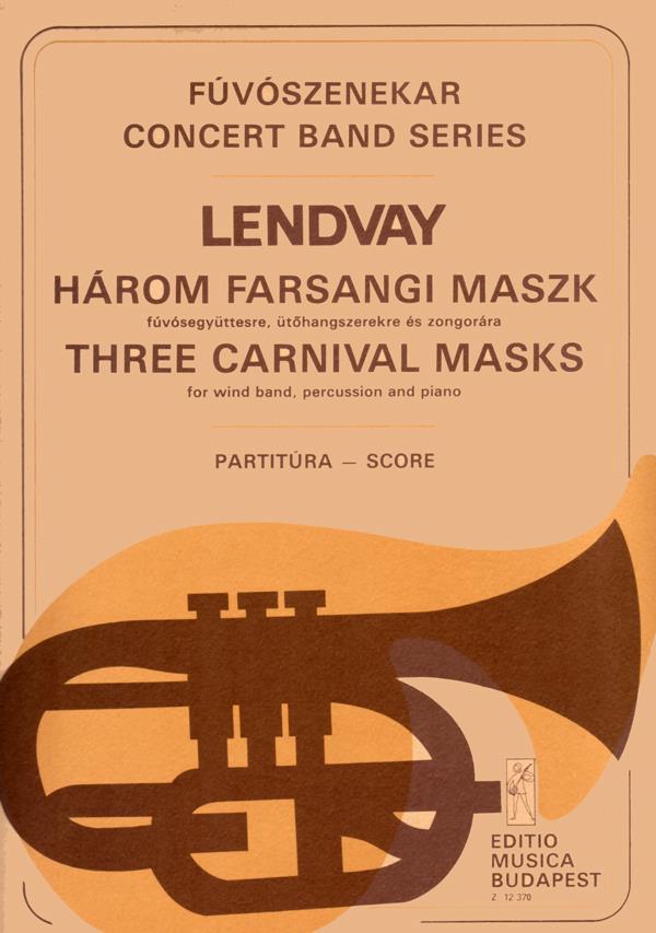 Three Carnival Masks : Wind Band, percussion and piano