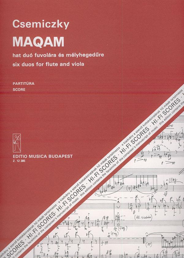 Maqam : 6 Duos für Flöte und Viola