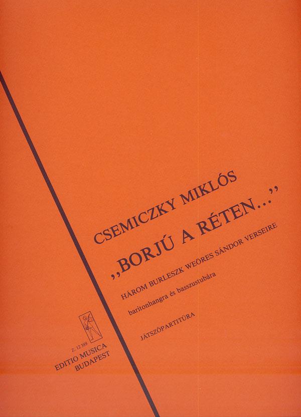 Borjú a réten : to poems by S. Weöres