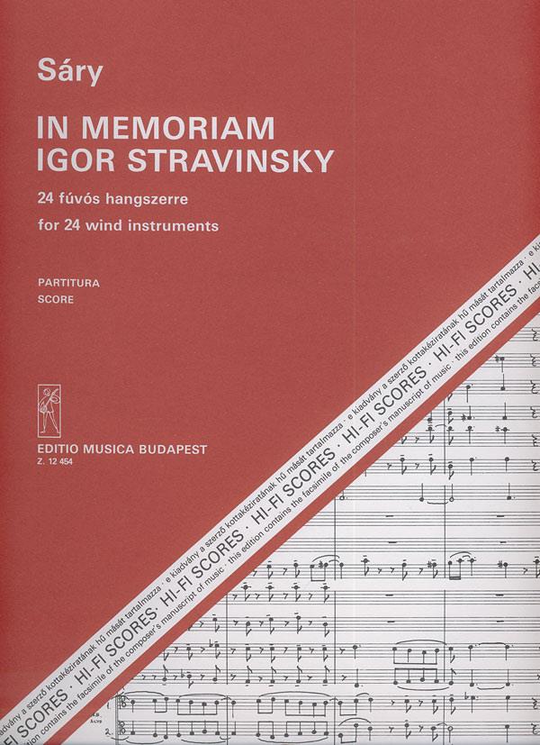 In memoriam Igor Stravinsky : für 24 Blasinstrumente