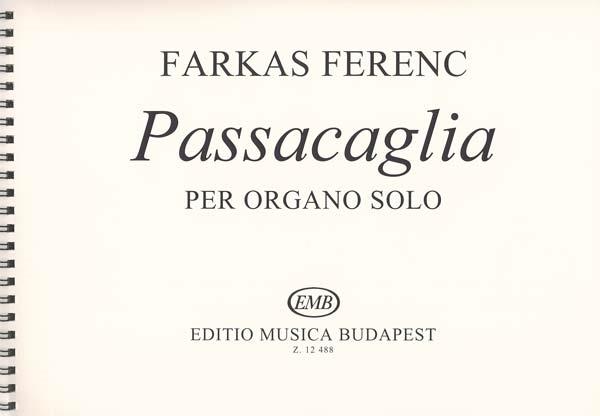 Passacaglia Per Organo Solo