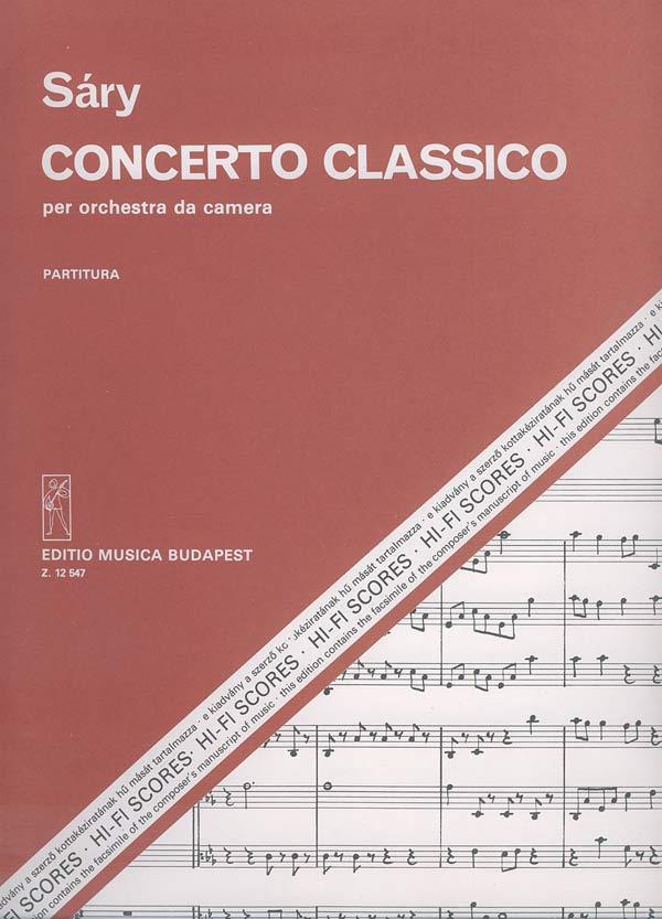 Concerto classico per orchestra da camera : per orchestra da camera