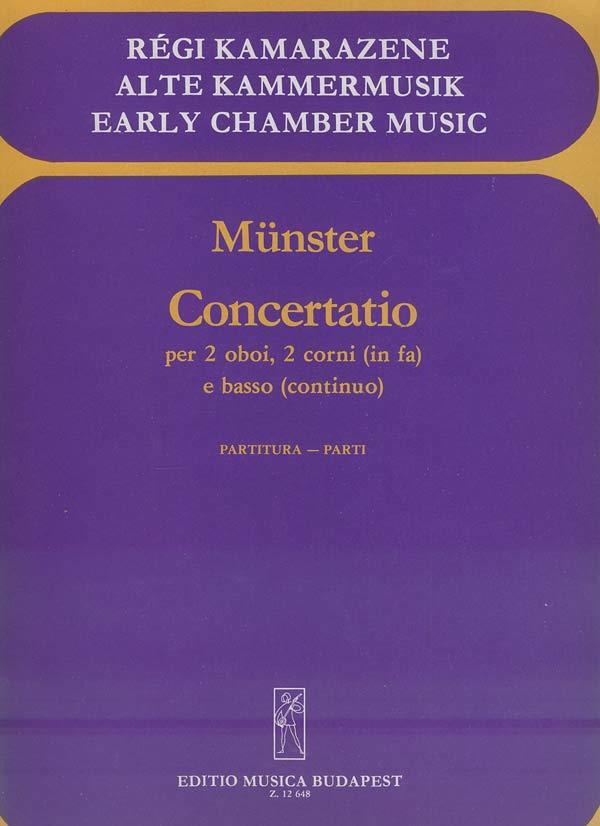 Concertatio : per due oboi, due corni e basso (continuo)