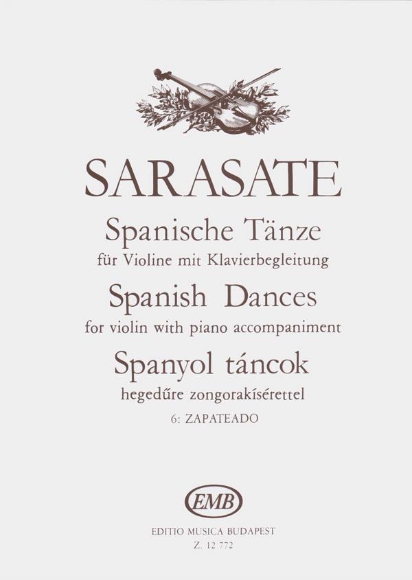 Spanische Tänze für Violine mit Klavierbegleitung : Zapateado