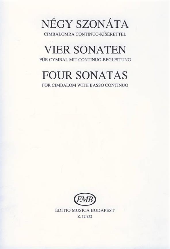 Vier Sonaten Für Cimbalom Mit Continuo-Begleitun