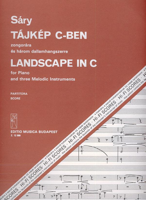 Landschaft in C für Klavier und drei Melodie-Ins : für Klavier und drei Melodie-Instrumente
