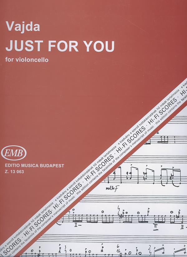 Just for You für Violoncello : für Violoncello