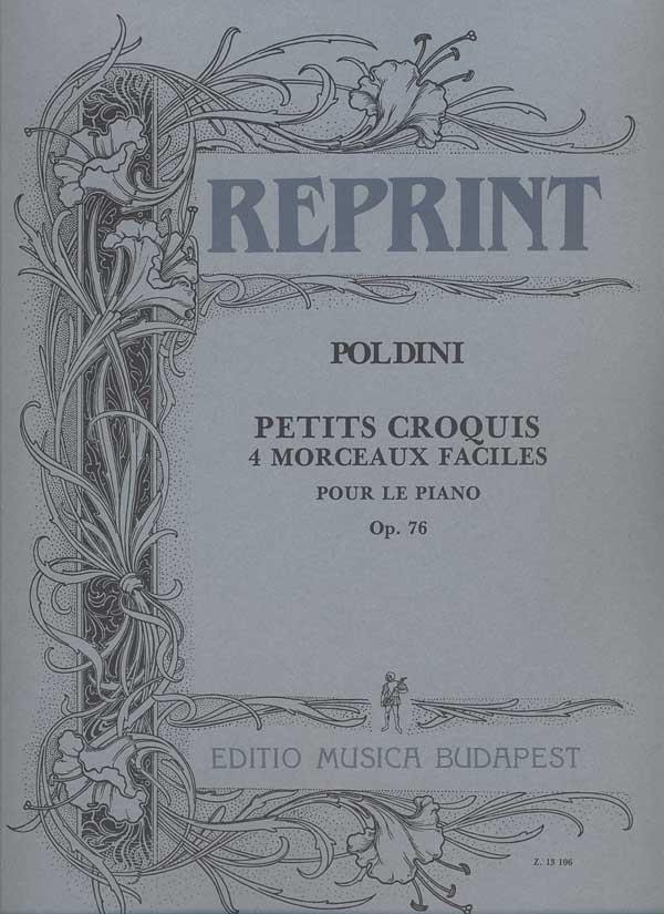 Petits croquis op. 76 4 morceaux faciles : 4 morceaux faciles