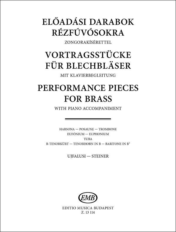 Vortragsstücke für Blechbläser : für Blechbläser