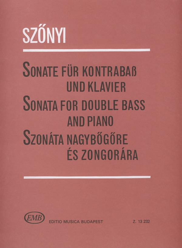 Sonate für Kontrabass und Klavier : für Kontrabass und Klavier