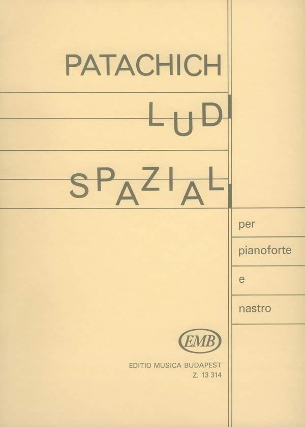 Ludi spaziali per pianoforte e nastro : per pianoforte e nastro