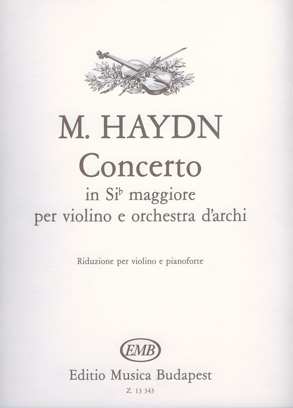 Concerto In Sib Maggiore Per Violino Solo E Orch
