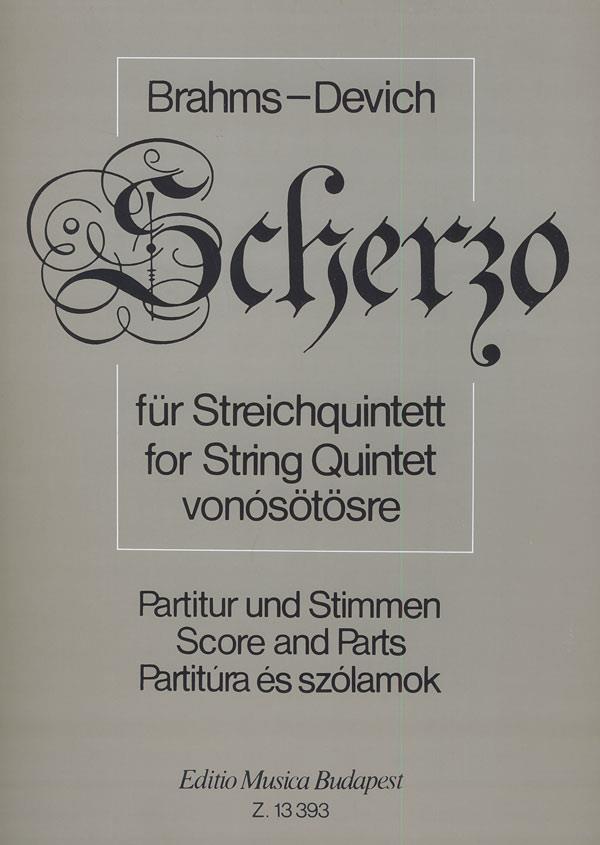 Scherzo : für zwei Violinen, zwei Violas, Violoncello