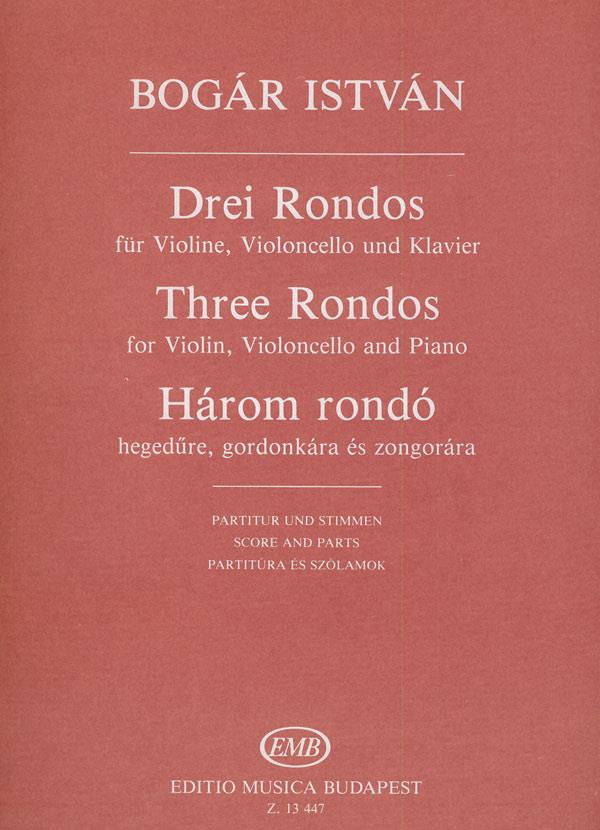 Drei Rondos für Violine, Violoncello und Klavier : für Violine, Violoncello und Klavier