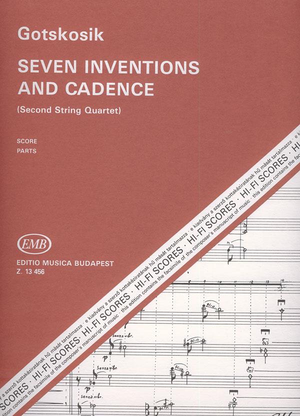 Seven Inventions and Cadence (Streichquartett Nr : (Streichquartett Nr. 2)