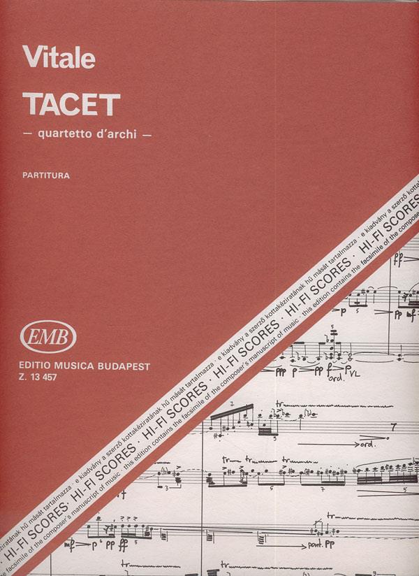 Tacet : quartetto d'archi