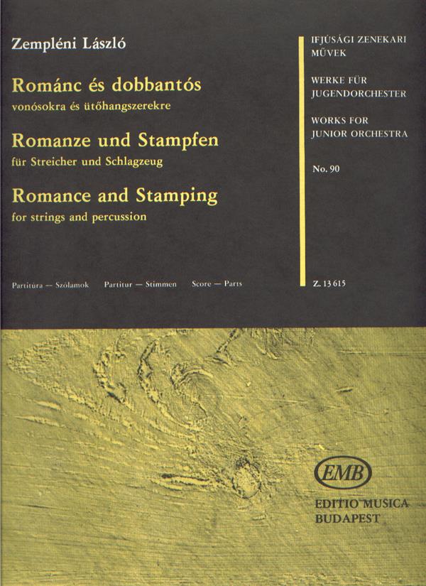 Romanze und Stampfen für Streicher und Schlagzeu : für Streicher und Schlagzeug