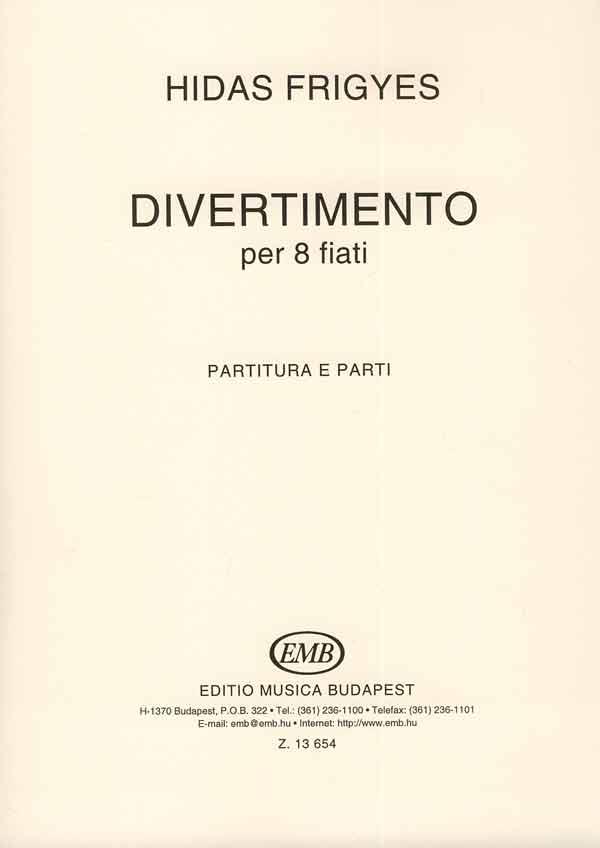 Divertimento per 8 fiati : für Bläseroktett