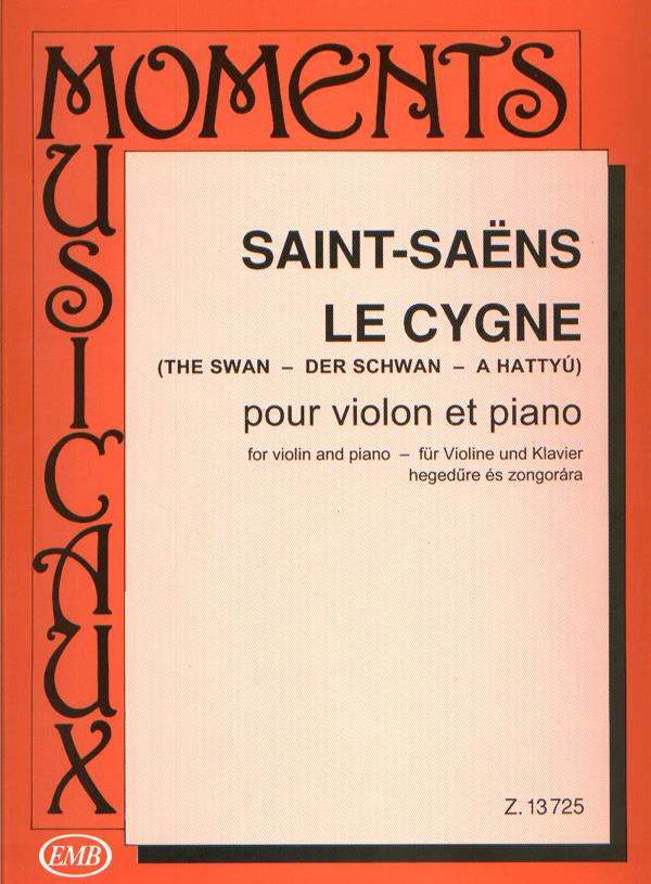 Der Schwan für Violine und Klavier : für Violine und Klavier
