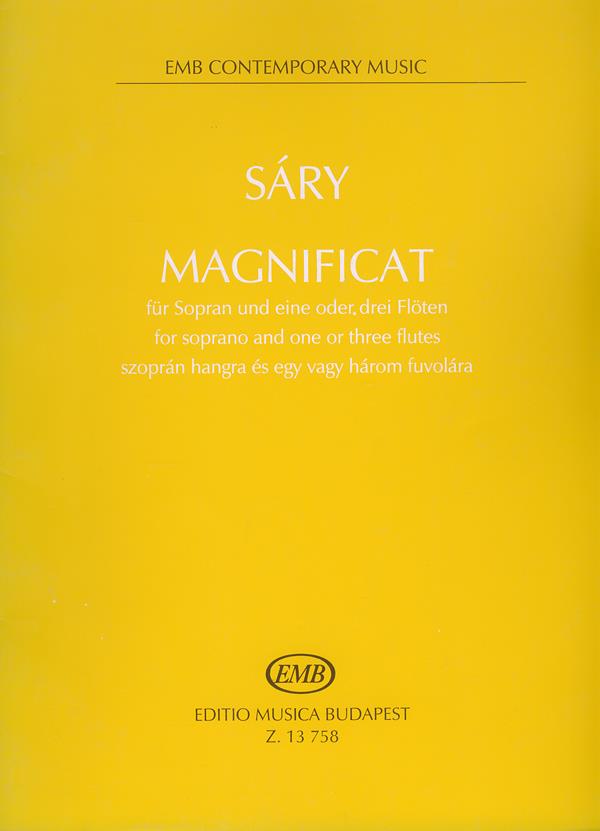 Magnificat : für Sopran und eine oder drei Flöten