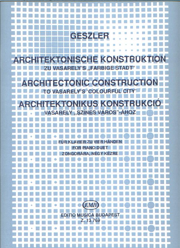 Architektonische Konstruktion : zu Vasarely's Farbige Stadt'