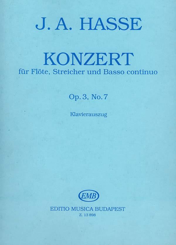 Konzert Op. 3, No. 7 : Für Flöte, Streicher und Basso Continuo
