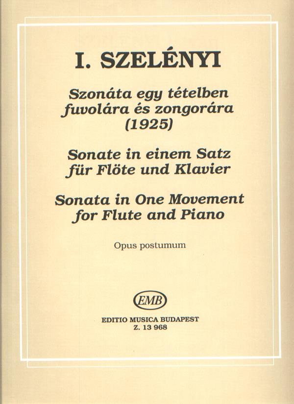 Sonate in einem Satz (1925) op.post.
