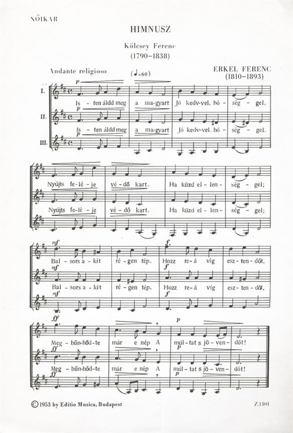 Ungarische Nationalhymne