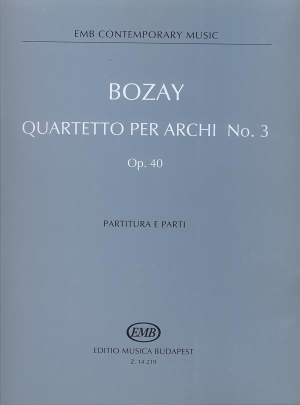 Quartetto per archi No. 3 op. 40