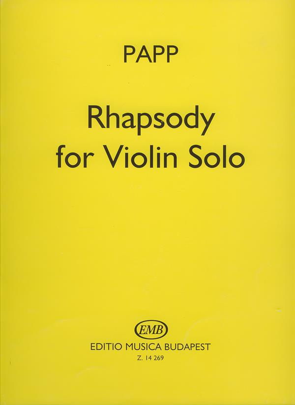Rhapsody for Violin Solo