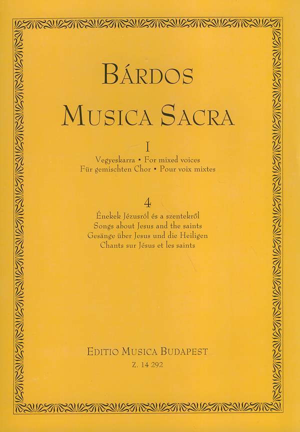 Musica Sacra für gemischten Chor Gesänge über Je : Lieder über Jesus und die Heiligen