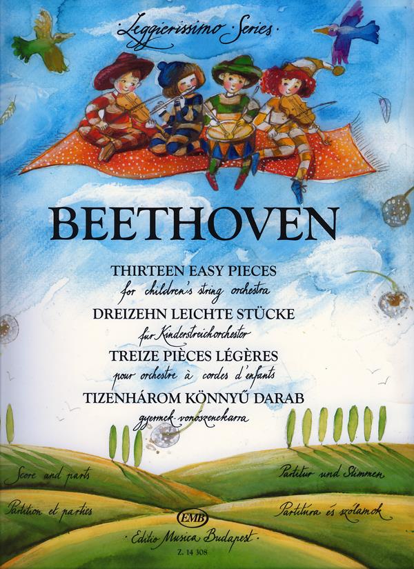 Dreizehn leichte Stücke für Kinderstreichorchester : Score with Downloadable Parts
