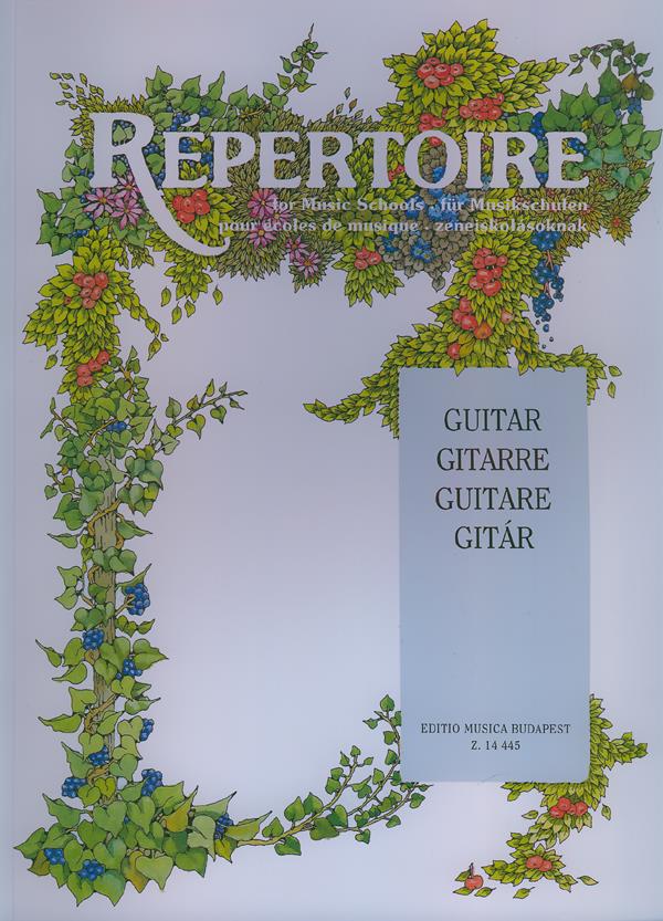 Repertoire für Musikschulen - Gitarre