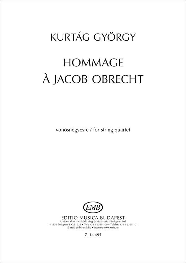 Hommage a Jacob Obrecht