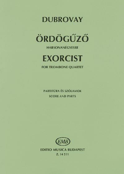 Exorcist for Trombone Quartet : Partitur und Stimmen