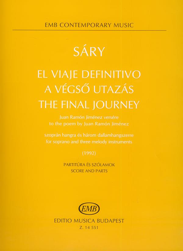 The final journey to the poem by Juan Ramon Jimene