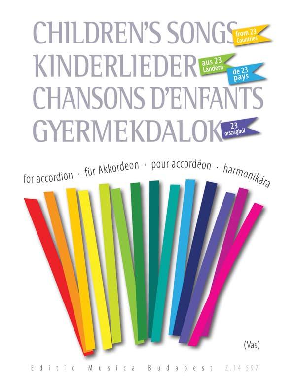 Kinderlieder aus 23 Ländern für Akkordeon : Selected and arranged by Vas Gábor