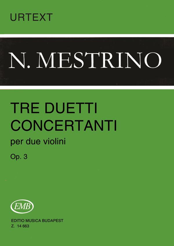 3 Duetti concertanti op 3