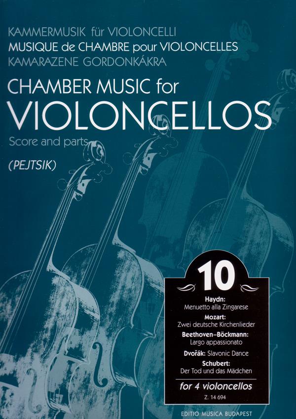Chamber Music for/ Kammermusik für Violoncelli 10 : for 4 violoncellos