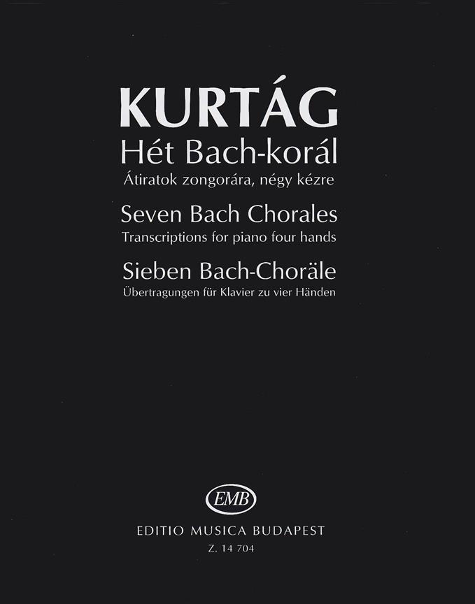 Sieben Bach-Choräle - Seven Bach Chorales : Übertragungen für Klavier zu vier Händen - Transcriptions for piano four hands